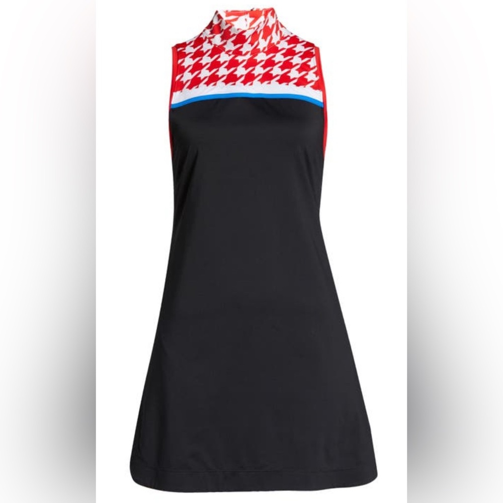 Kinona Dress Golf Tennis Sleeveless Colorblock Stretch Dress & Mesh Shorts NWOT